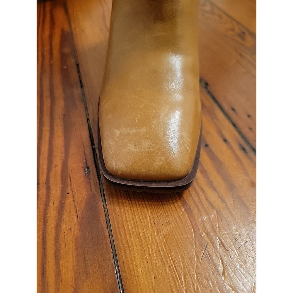 Sarto By Franco Sarto Vallah Bootie Retro Chic Size 6.5 Flared Block Heel - Picture 6 of 14